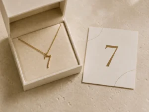 Home-Life Path Number 7 Necklace Display